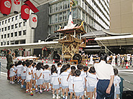 祇園祭山鉾の見学