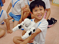 ロボットを見せていただきました