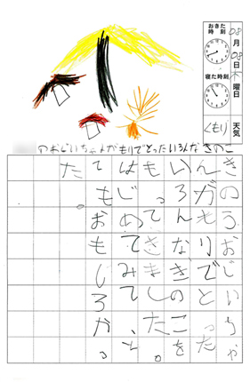夏休みの絵日記4